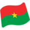 Burkina Faso emoji on Google